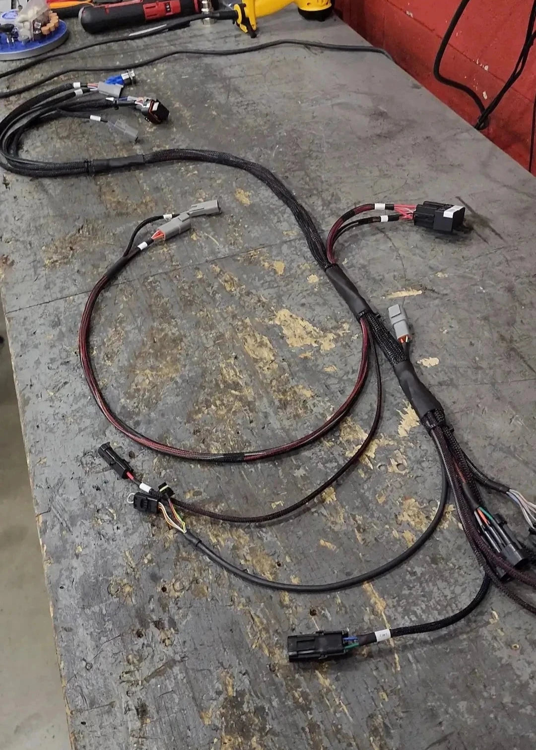 Nocturnal Automotive / Auto Assembled: Deutsch and metripack / weatherpack connectors, Techflex braided sheathing, and marine grade heat shrink