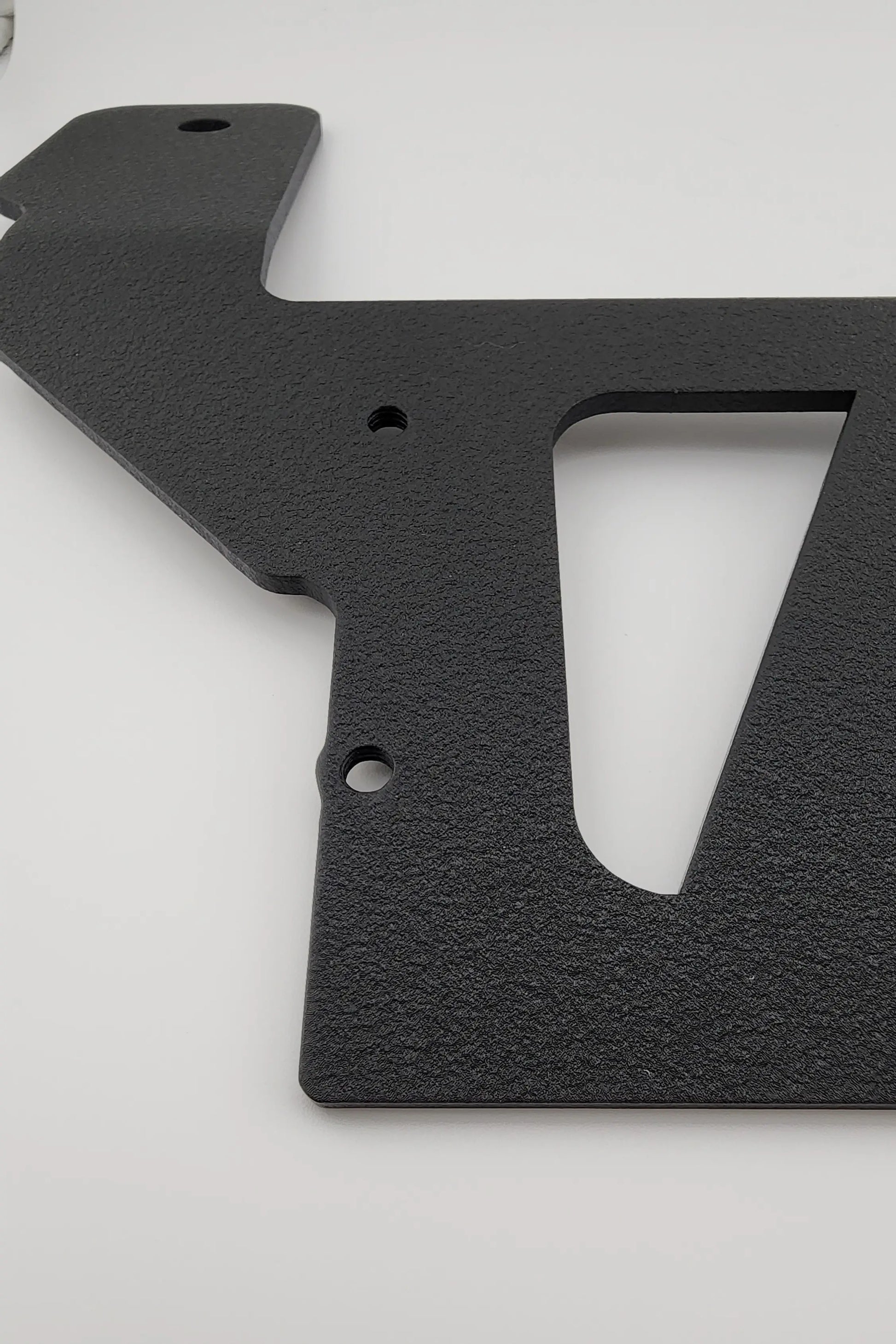 Nocturnal Automotive / Auto Bracket for: Holley EFI ECU - Terminator X Max - Close up of Powdercoat texture